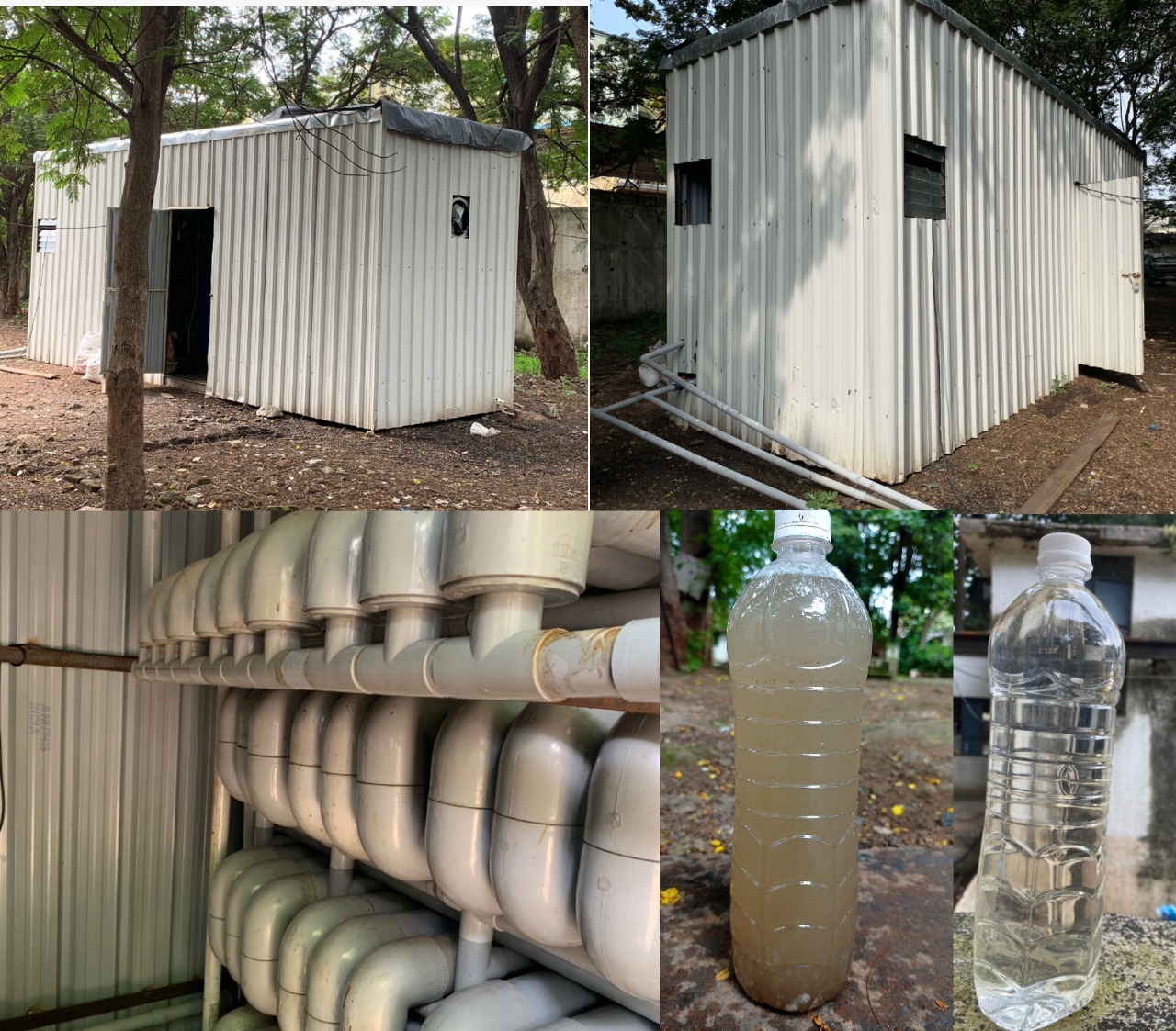Glass-clear effluent