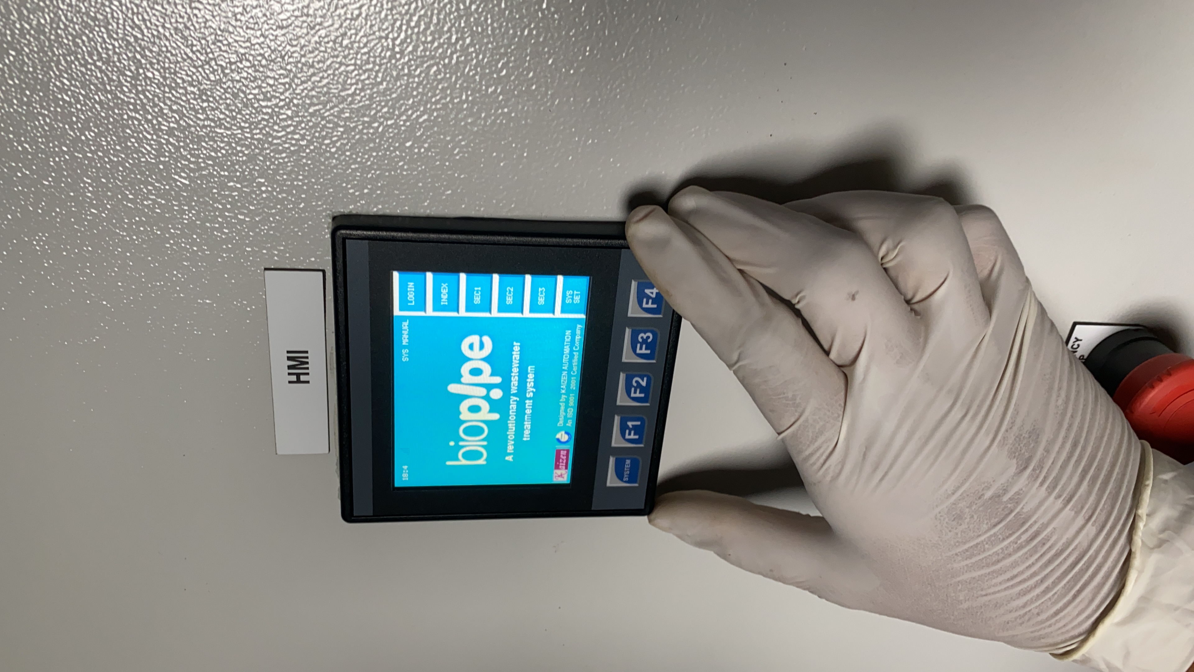 Compact control panel